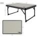 Table Klapptisch Aktive Camping Grau 56 x 25 x 40 cm (2 Stück)