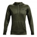 Hettegenser til Menn Under Armour Fleece Twist Oliven