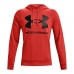 Hættetrøje til Mænd Under Armour Fleece Rival Rød