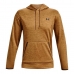 Hættetrøje til Mænd Under Armour Fleece Twist Brun