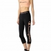 Sportleggings voor Dames Champion Quick-Dry Script Logo Crop Zwart