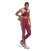 Leggings de Desporto de Mulher Reebok  Pping Cotton W Vermelho Escuro