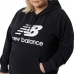 Polar com Capuz Mulher New Balance WT03550 Preto