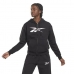 Sieviešu Sporta Jaka Reebok Training Essentials Vector Full-Zip Melns