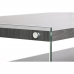 Tischdekoration DKD Home Decor Grau Durchsichtig Kristall Holz MDF 130 x 65 x 35,5 cm