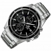 Unisex Ρολόγια Casio EFR-526D-1AVUEF Μαύρο Ασημί