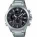 Relógio masculino Casio ECB-30D-1AEF Ø 46 mm Preto Prateado