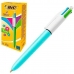 Set Balpennen Bic Fun Blauw Wit (12 Onderdelen)