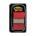 Note Adesive Post-it Index 25 x 43 mm Rosso (3 Unità)