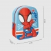 Mochila Infantil 3D Spidey Azul Vermelho 25 x 31 x 1 cm