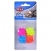 Jucărie pentru câini Trixie Bubble Multicolor Multi Gumă Cauciuc Plastic Interior/Exterior (4 Unități)