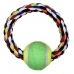 Jouet pour chien Trixie Tennis Multicouleur Polyester Coton