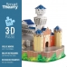 3D Pusle Colorbaby New Swan Castle 95 Tükid, osad 43,5 x 33 x 18,5 cm (6 Ühikut)