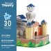 3D puzzle Colorbaby New Swan Castle 95 Kosi 43,5 x 33 x 18,5 cm (6 kosov)