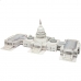 3D Puzzle Colorbaby Capitolio 126 Darabok 52,5 x 20,5 x 23,5 cm (6 egység)