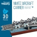 3D Puzzle Colorbaby Nimitz Lietadlový nosič 67 Kusy 77 x 18 x 20 cm (6 kusov)