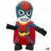 Figurine de Acțiune Eolo Super Masked Pepper Man 14 x 15,5 x 5,5 cm Elastic (12 Unități)