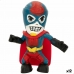 Фигурки на Герои Eolo Super Masked Pepper Man 14 x 15,5 x 5,5 cm Еластичен (12 броя)