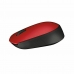 Mouse senza Fili Logitech M171 1000 dpi Nero Rosso