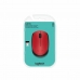 Mouse senza Fili Logitech M171 1000 dpi Nero Rosso