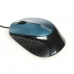 Muis iggual COM-ERGONOMIC-R 800 dpi Blauw Zwart/Blauw