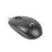 Mouse con Cavo e Sensore Ottico Natec Hawk 1000 DPI Nero