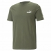 Camisola de Manga Curta Homem Puma Ess Tape Camo Moss S Verde Azeitona