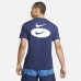 Vīriešu Krekls ar Īsām Piedurknēm Nike TEE ESS CORE 4 DM6409 410  Tumši Zils