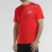 Heren-T-Shirt met Korte Mouwen Bullpadel Afile Rood