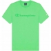Kortarmet T-skjorte til Menn Champion Crewneck Grønn