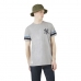 Heren-T-Shirt met Korte Mouwen New Era Heritage Stripe New York Yankees Grijs Lichtgrijs