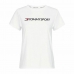 Vīriešu Krekls ar Īsām Piedurknēm Tommy Hilfiger Logo Chest Balts
