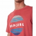 Kortærmet T-shirt til Mænd Rip Curl El Mama Rød