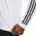 Camisola de Manga Curta Homem Adidas Techfit Fitted 3 Bandas Branco