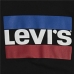 Muška Majica Kratkih Rukava Levi's Logo Jr  Crna
