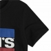 Moška Majica s Kratkimi Rokavi Levi's Logo Jr  Črna