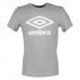 Camiseta de Manga Corta Hombre Umbro WARDROBE 65352U 263  Gris