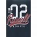 T-shirt à manches courtes homme Russell Athletic Amt A30101 Bleu foncé