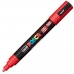 Markeerstiften POSCA PC-5M Rood (6 Stuks)