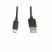 Cabo USB A 2.0 para USB-C Lanberg CA-USBO-10CC-0010-BK Preto 1 m (1 Unidade)