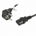 Cable de Alimentación Lanberg CA-C13C-11CC-0018-BK Negro 1,8 m