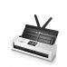 Scanner Portátil Duplex Wi-fi Colorido Brother ADS1700WUN1 7,5 ppm 1200 dpi 25 ppm