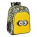 Cartable Minions M180 Noir Blanc Jaune 14 L