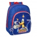 Mochila Escolar Sonic Let's roll Azul marino 26 x 34 x 11 cm