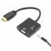 Adapter Elektryczny PcCom Essential HDMI VGA Jack 3.5 mm