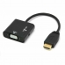 Adapter Elektryczny PcCom Essential HDMI VGA Jack 3.5 mm