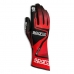 Gants de conduite pour hommes Sparco 00255606RSNR Rouge Rouge/Noir