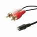 Audio Jack Kabel (3,5 mm) v 2 RCA PcCom