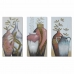 Schilderij DKD Home Decor Plastic (3 Onderdelen) (3 Stuks) (Refurbished B)