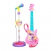 Muziekset Barbie Microfoon Kindergitaar